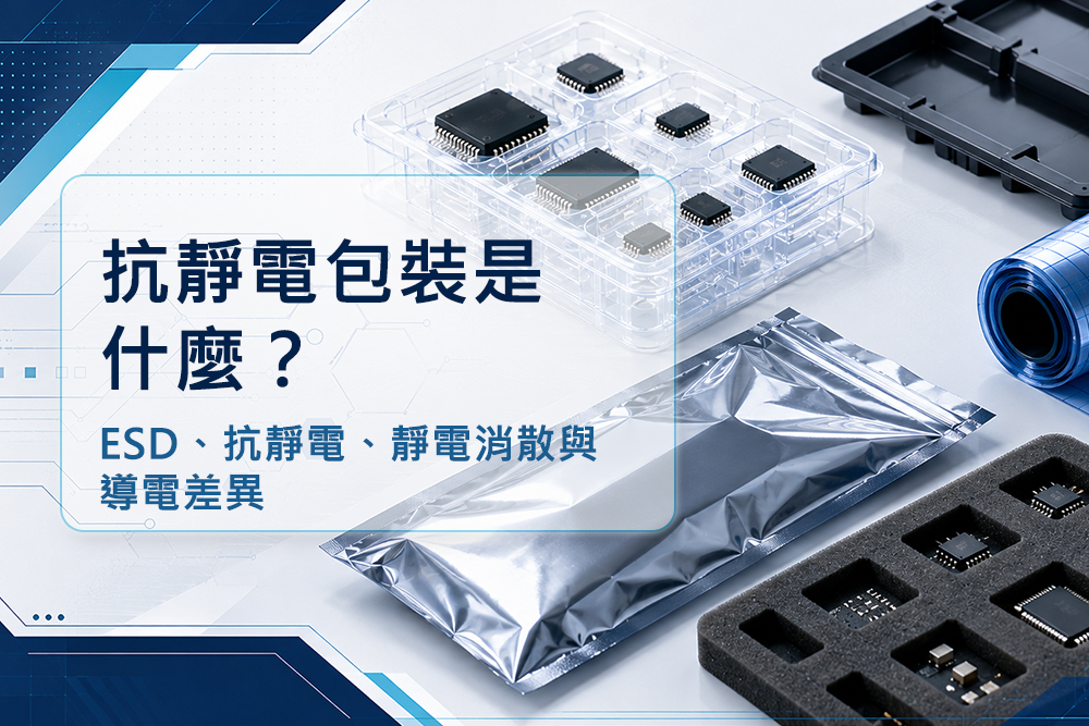 抗靜電包裝是什麼與 ESD、導電、抗靜電差異整理